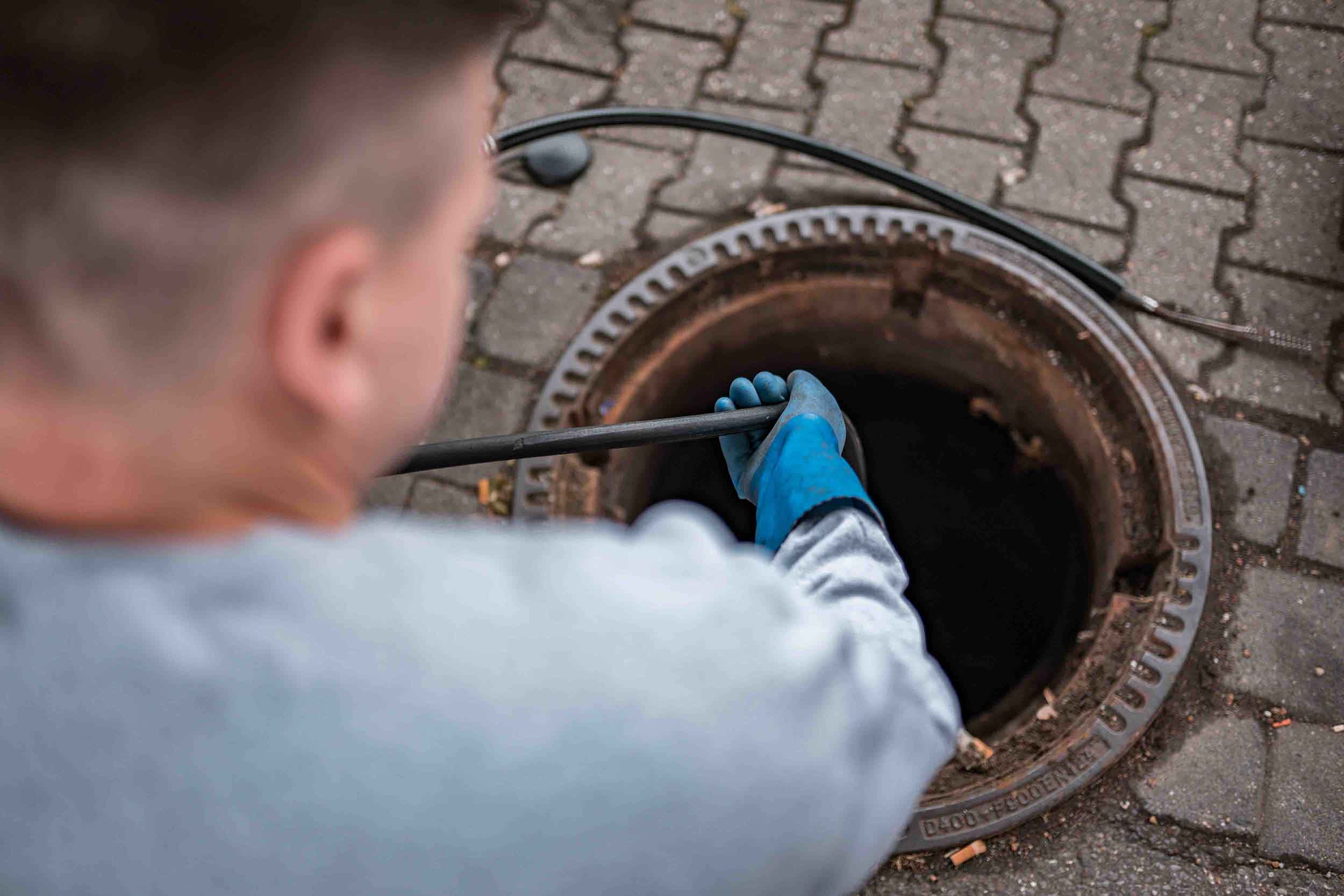 Einsatzfoto der Kanal- und Rohrreinigung Bieber